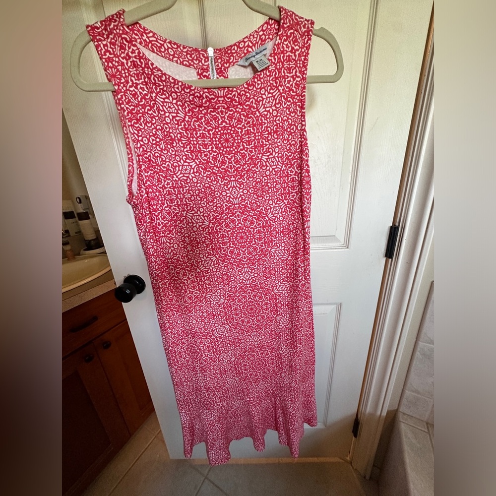 Tommy Bahama Red Patterned Top